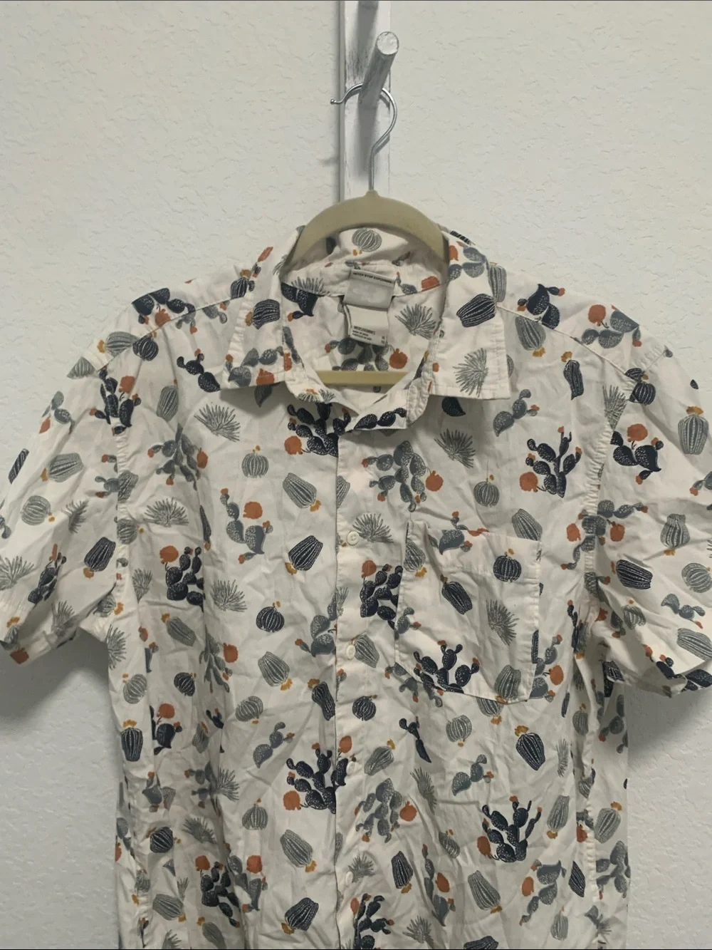 The North Face Baytrail Cactus Print Men's Short-Sleeve Button Down Shirt